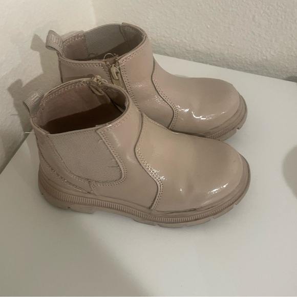 Zara toddler patent effect boots. Slip On.Thick Sole - Picture 5 of 5